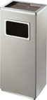 S Steel Square With Ashtray Bin